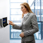Woman, terminal access