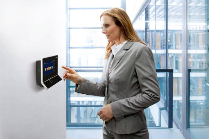 Woman, terminal access